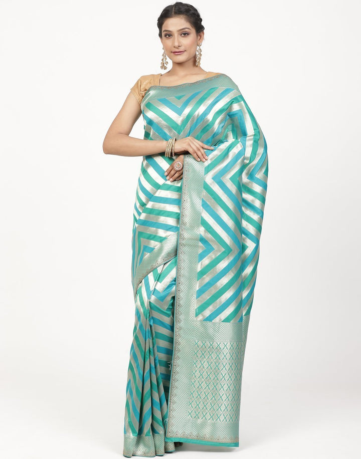 MBZ Meena Bazaar-Banarasi Art handloom Silk Saree