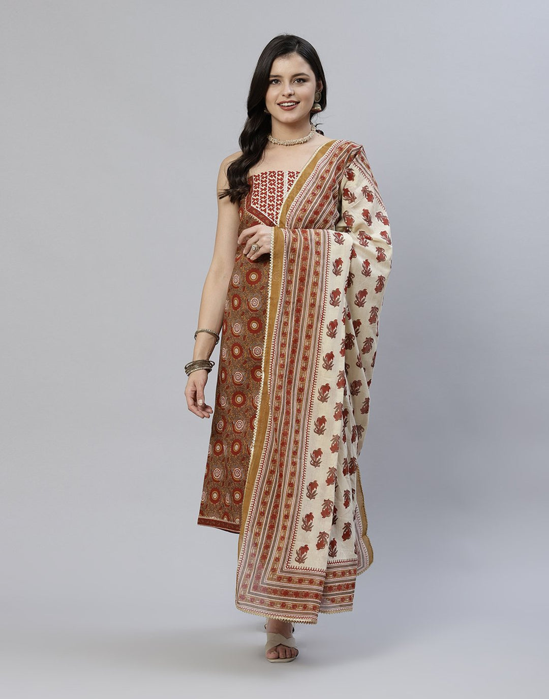Printed Cotton Suit Piece