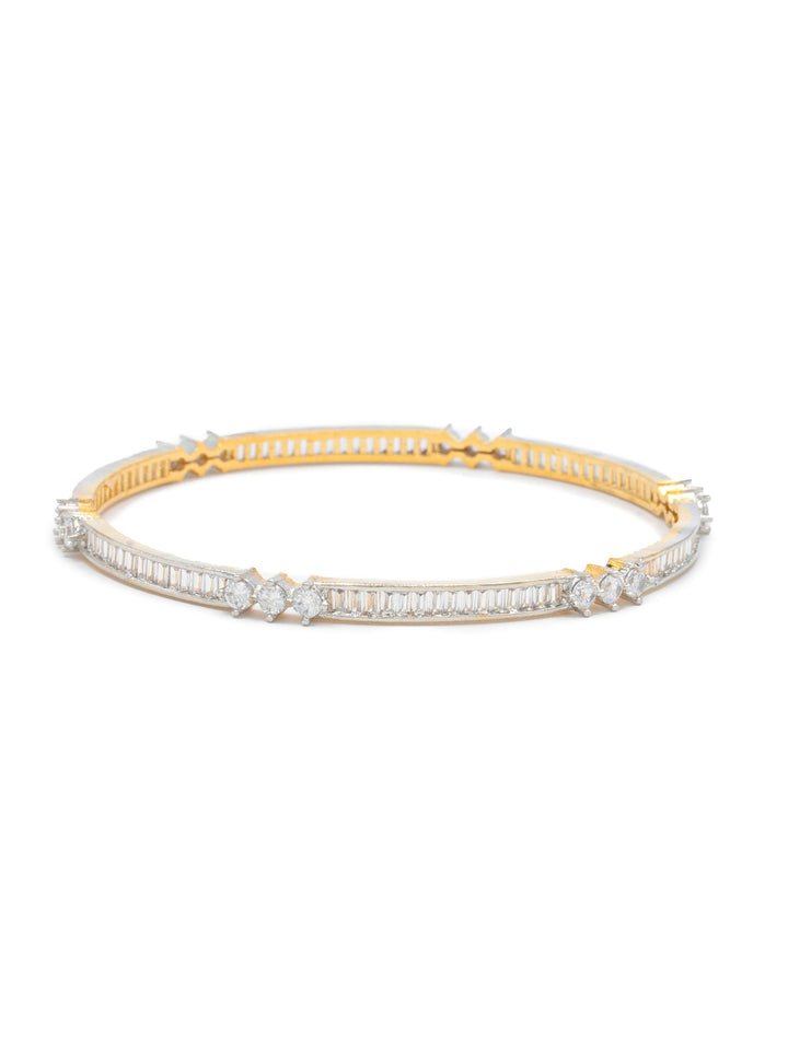 Golden &amp; White Bangle Set