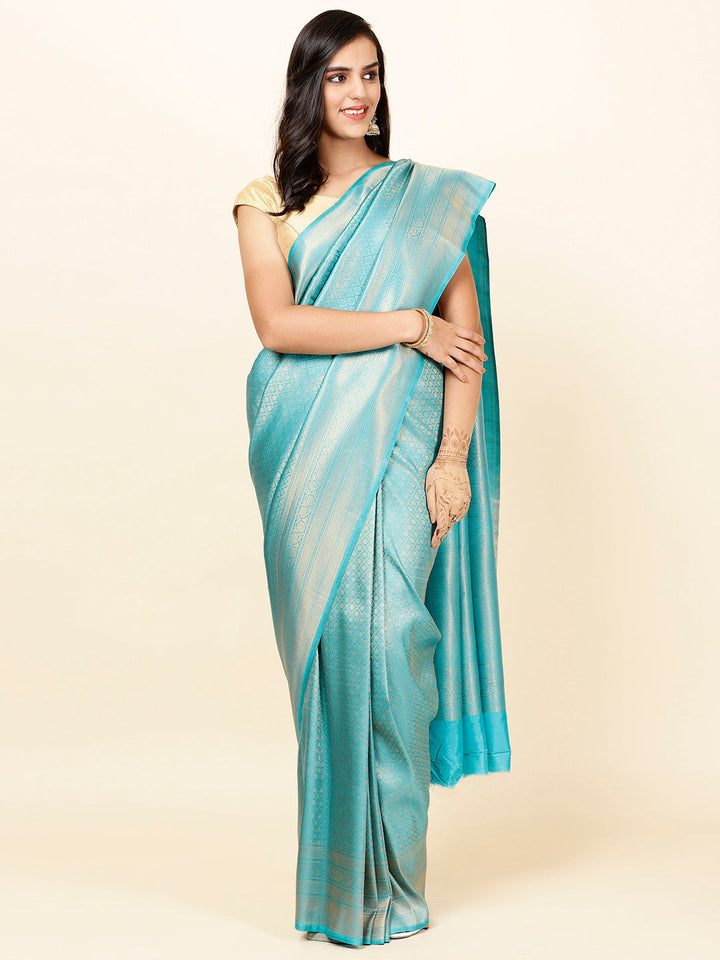 Zari Jaal Woven Handloom Saree