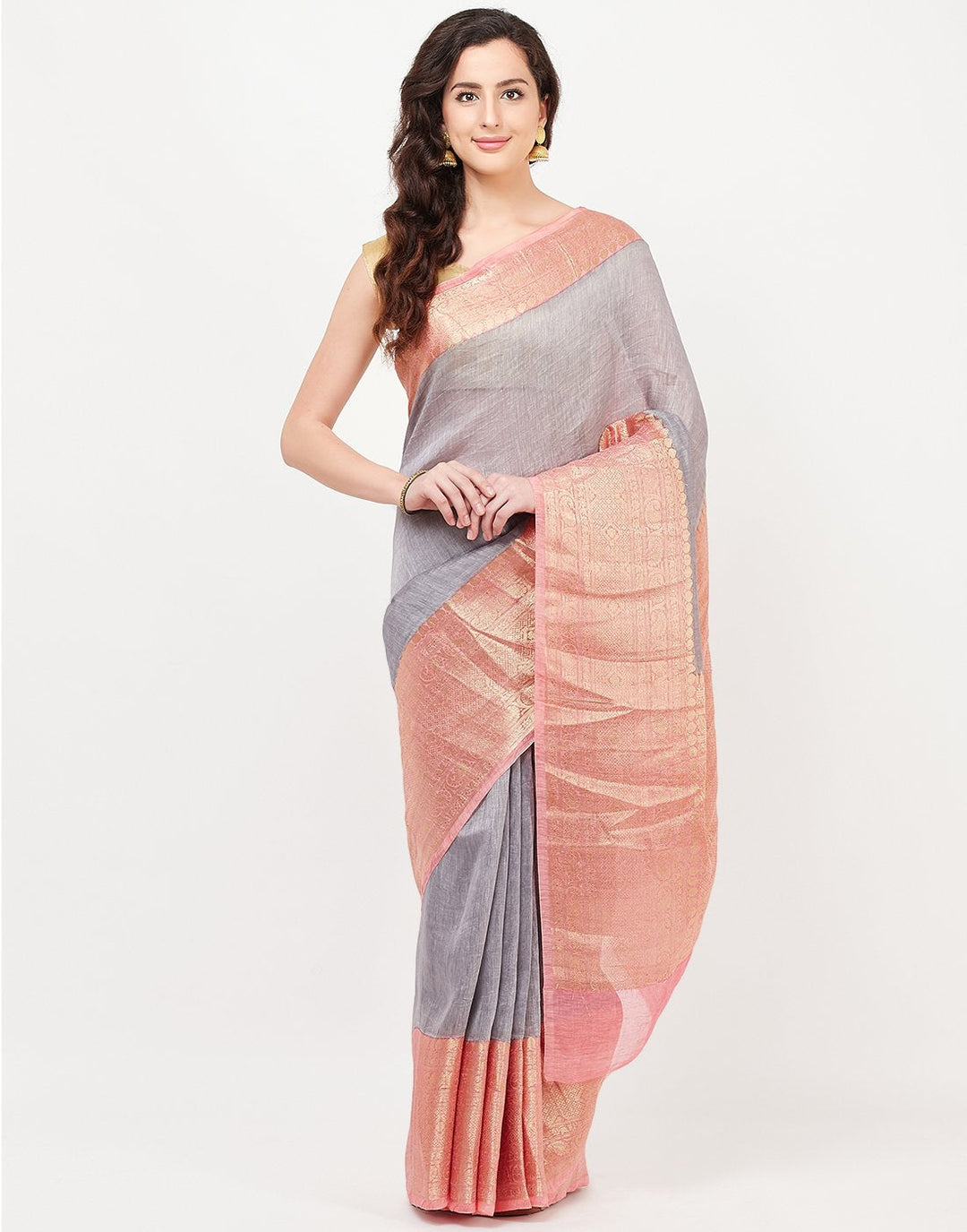 MBZ Meena Bazaar-Cotton Woven Saree