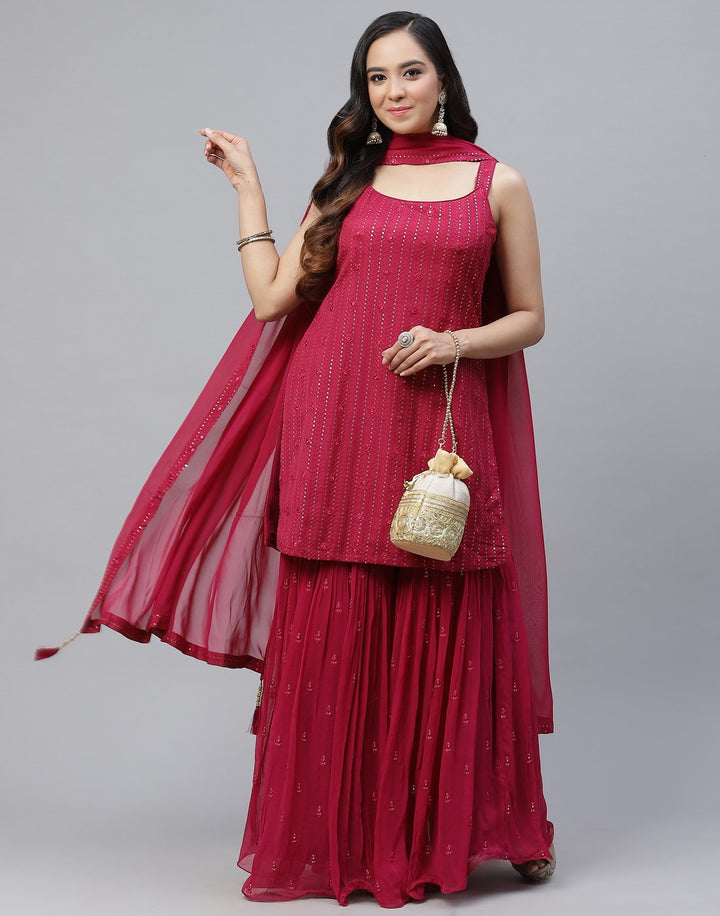 Stitched Georgette Salwar Kameez