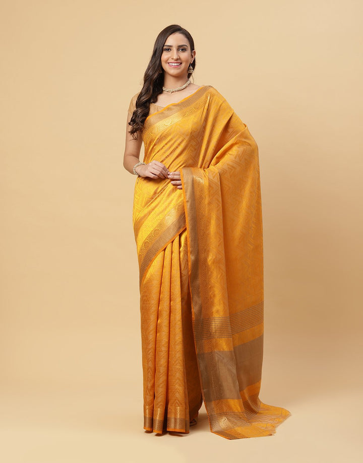 Woven Art Handloom Saree With Border