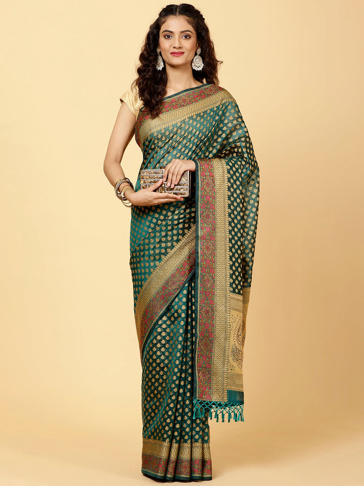 Woven Booti Cotton Saree