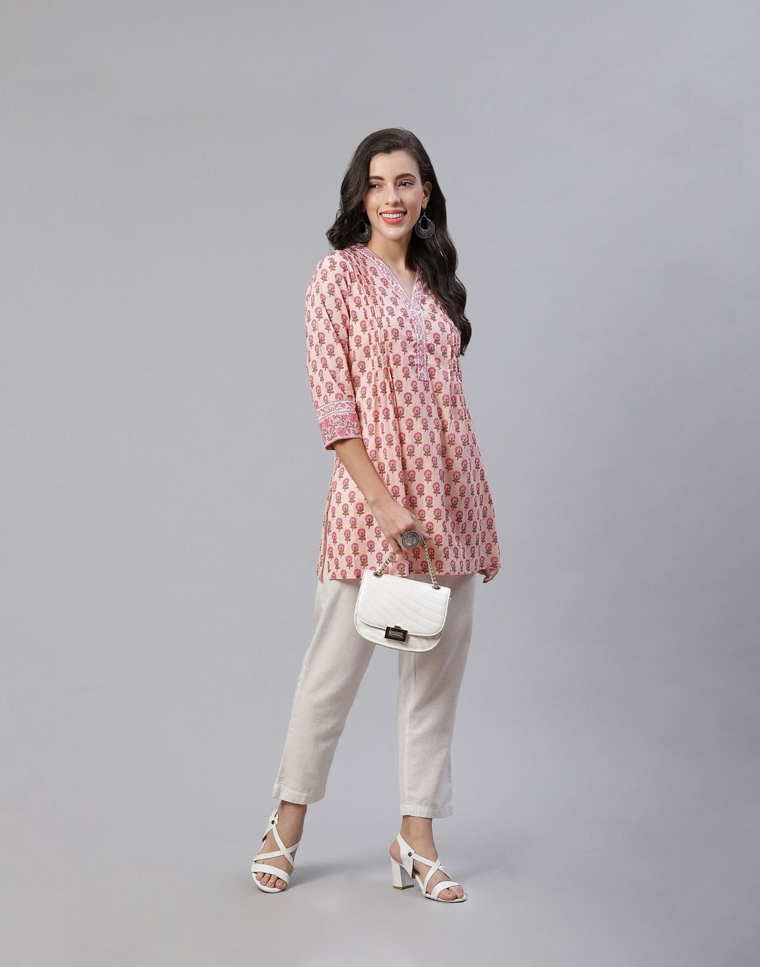 Cotton Printed Short Kurti