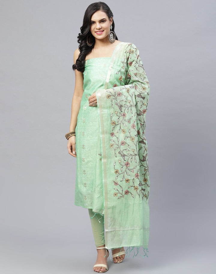 Chanderi Printed Suit Piece