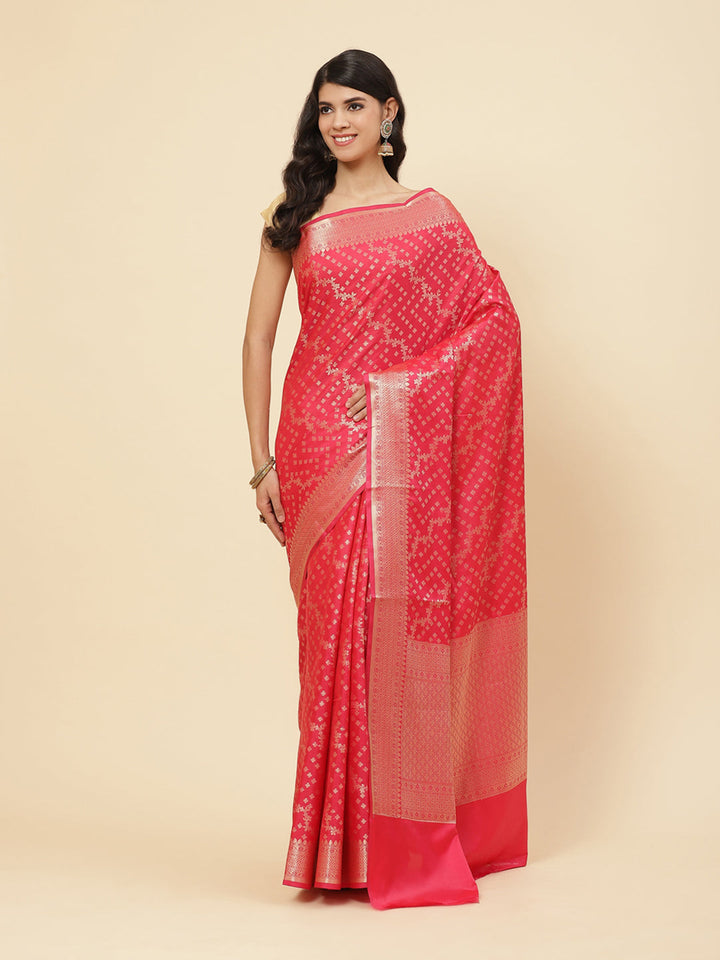 Cotton Saree with Zari Border Booti