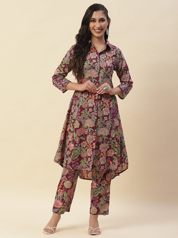 Cotton Kurta With Pants