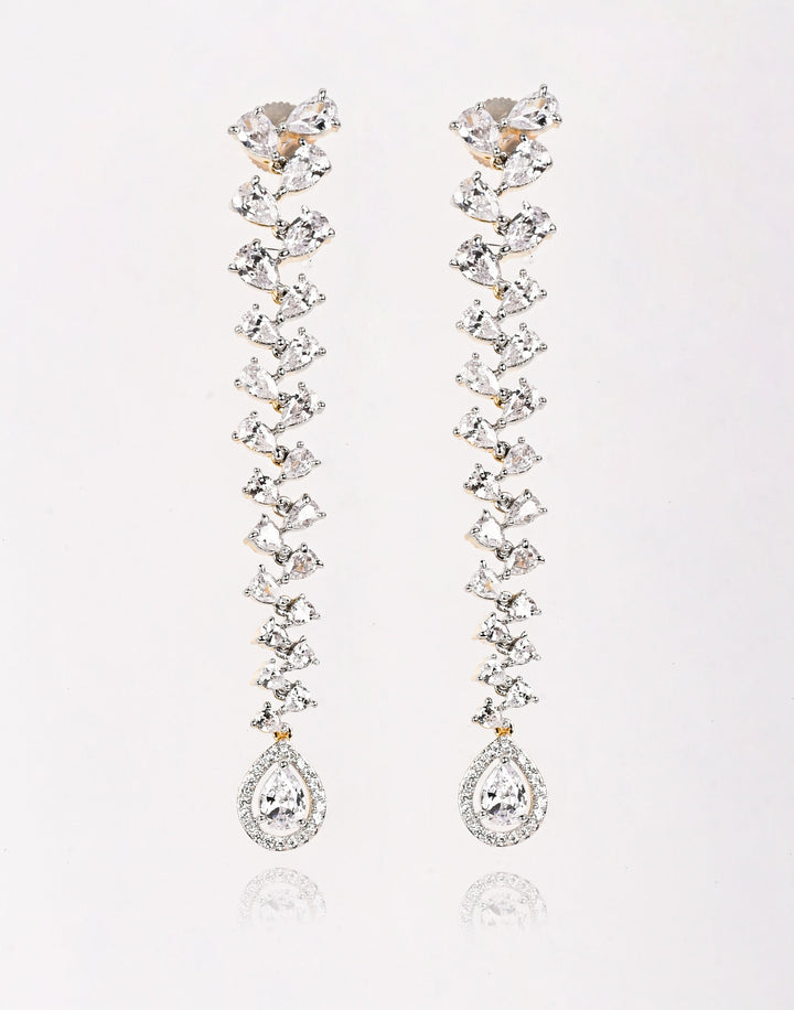 Diamond Stone Earrings