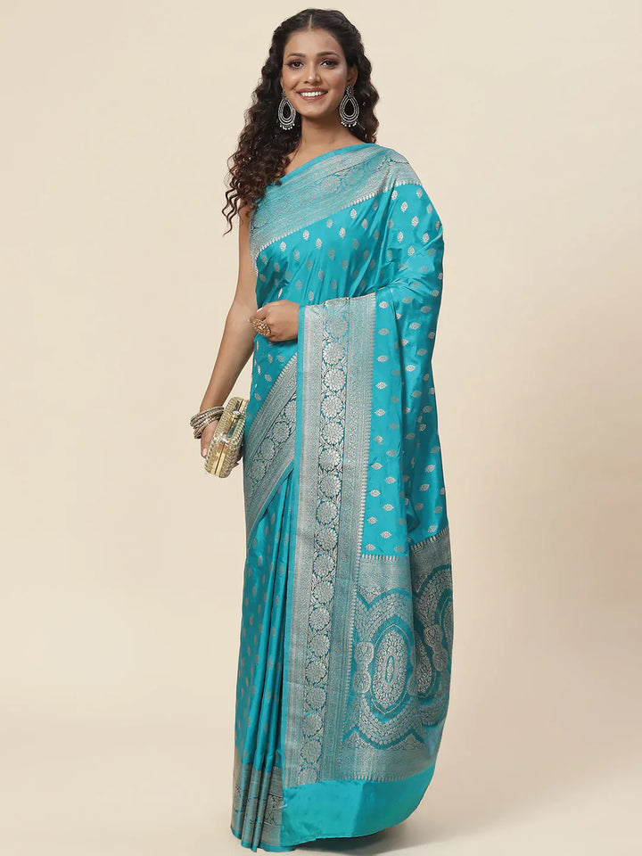 Zari Booti Handloom Woven Saree