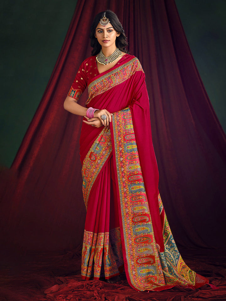Printed Art Silk Saree