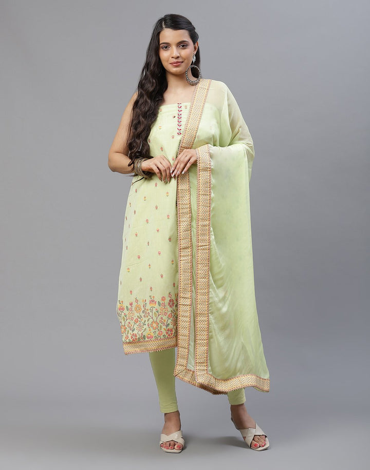 Cotton Embroidered Suit piece