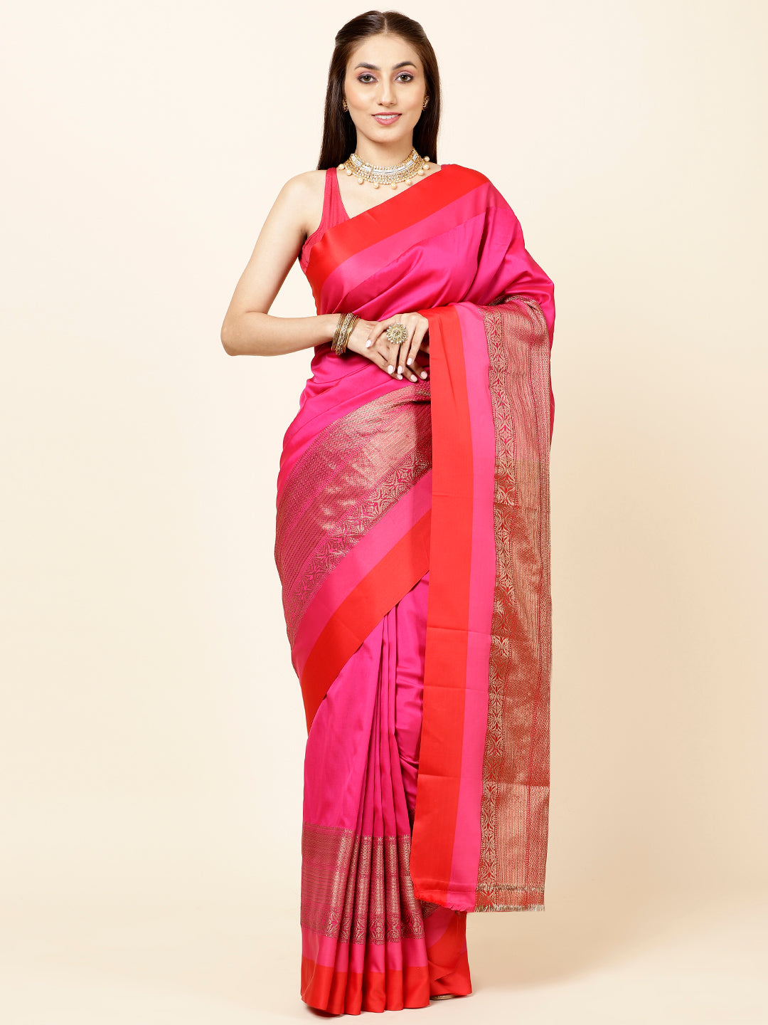 Zari Border Woven Cotton Saree