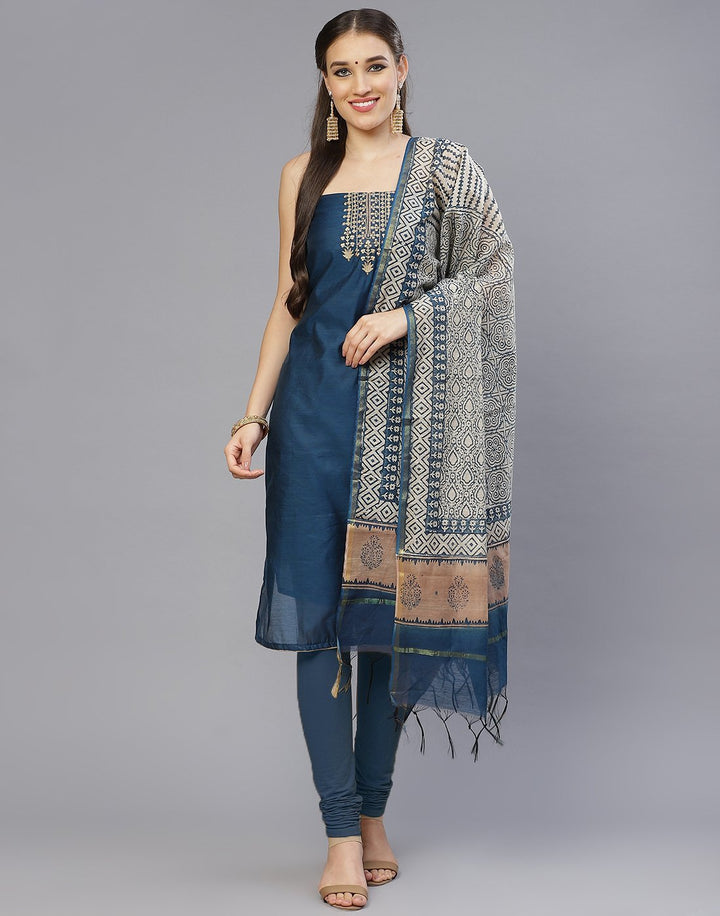 Chanderi Suit Set