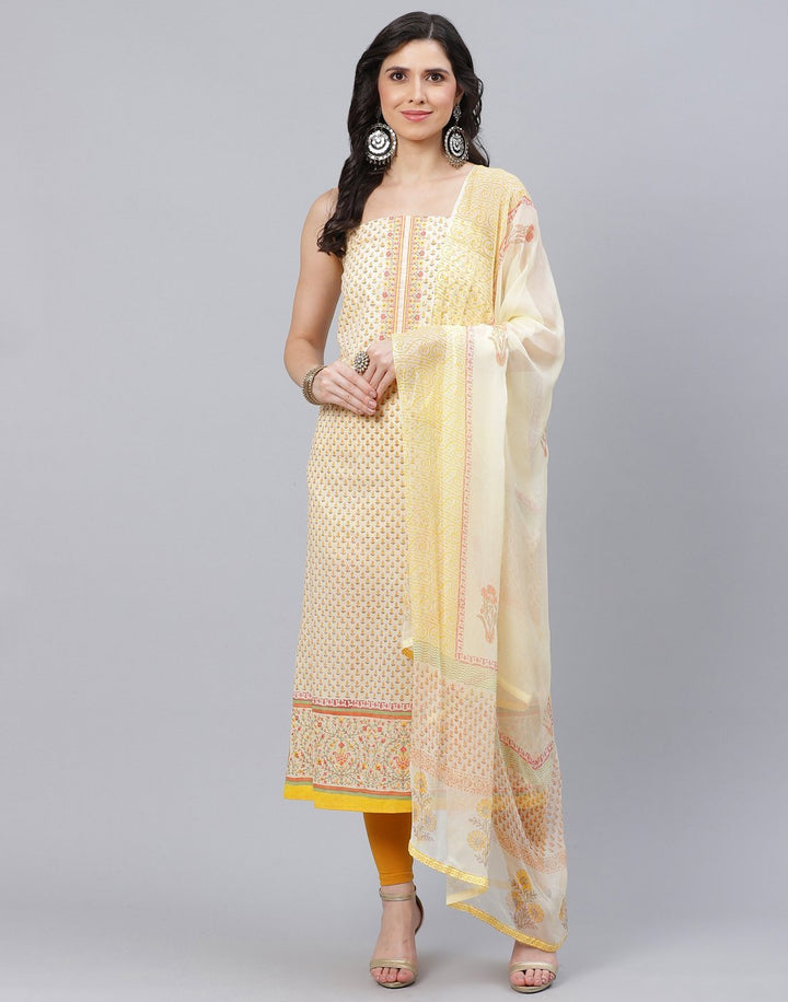 Cotton Embroidered Suit piece