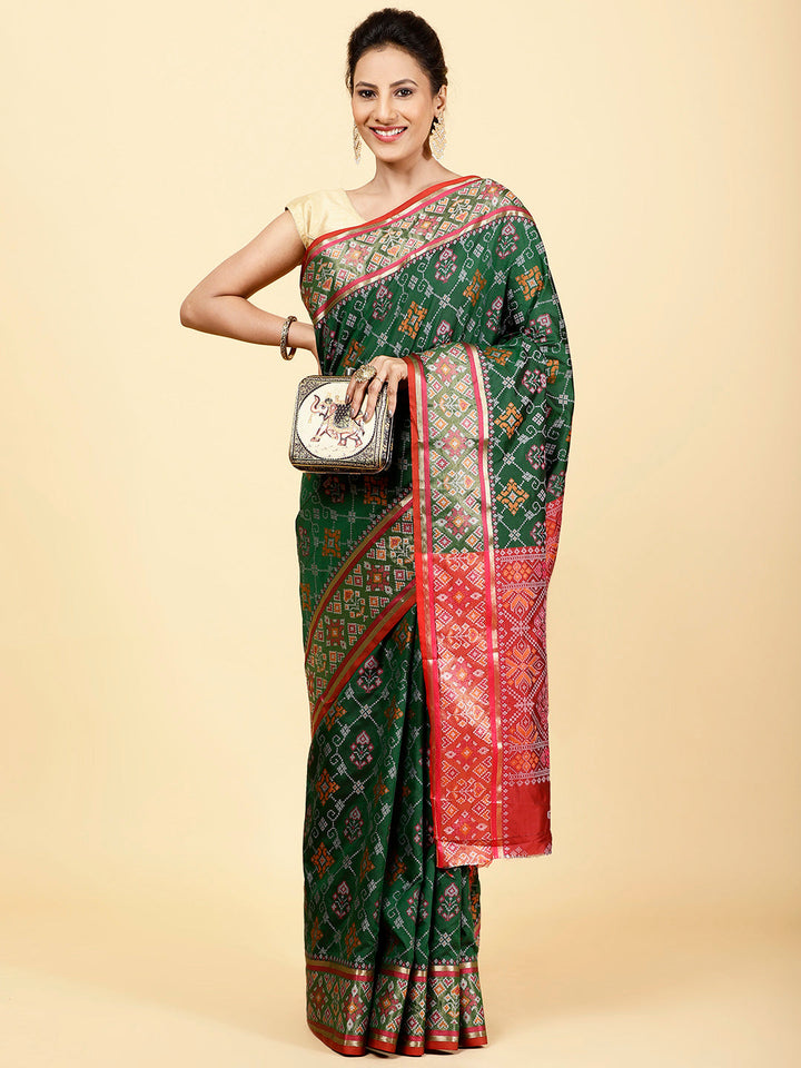 Zari Jaal Handloom Woven Saree