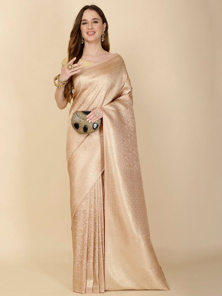 Ethnic Motifs Woven Handloom Saree