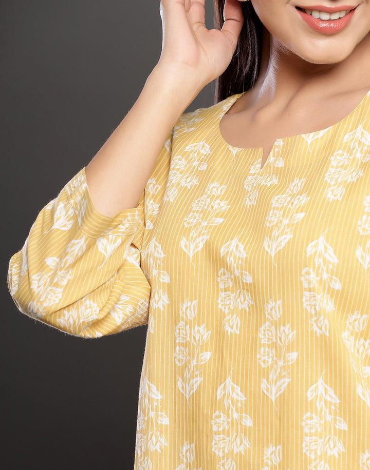 Printed Summer Cotton Kurti