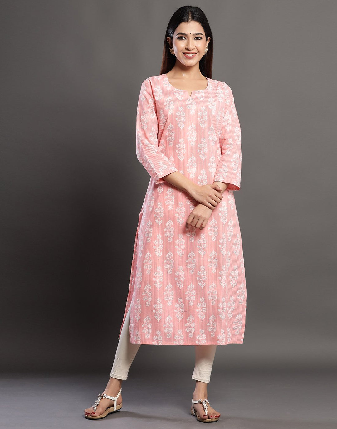 Printed Summer Cotton Kurti