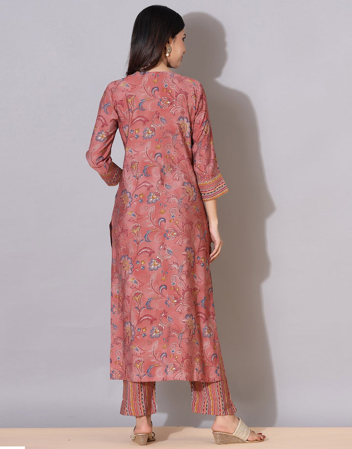 Printed Kurti Palazzo Set