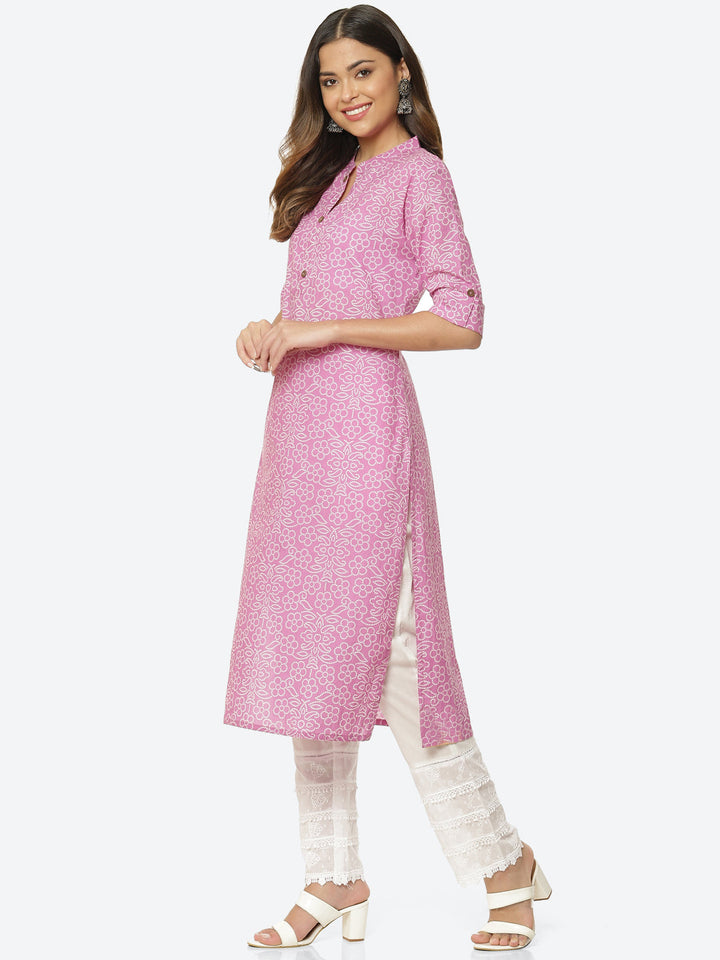 Printed Muslin Kurta