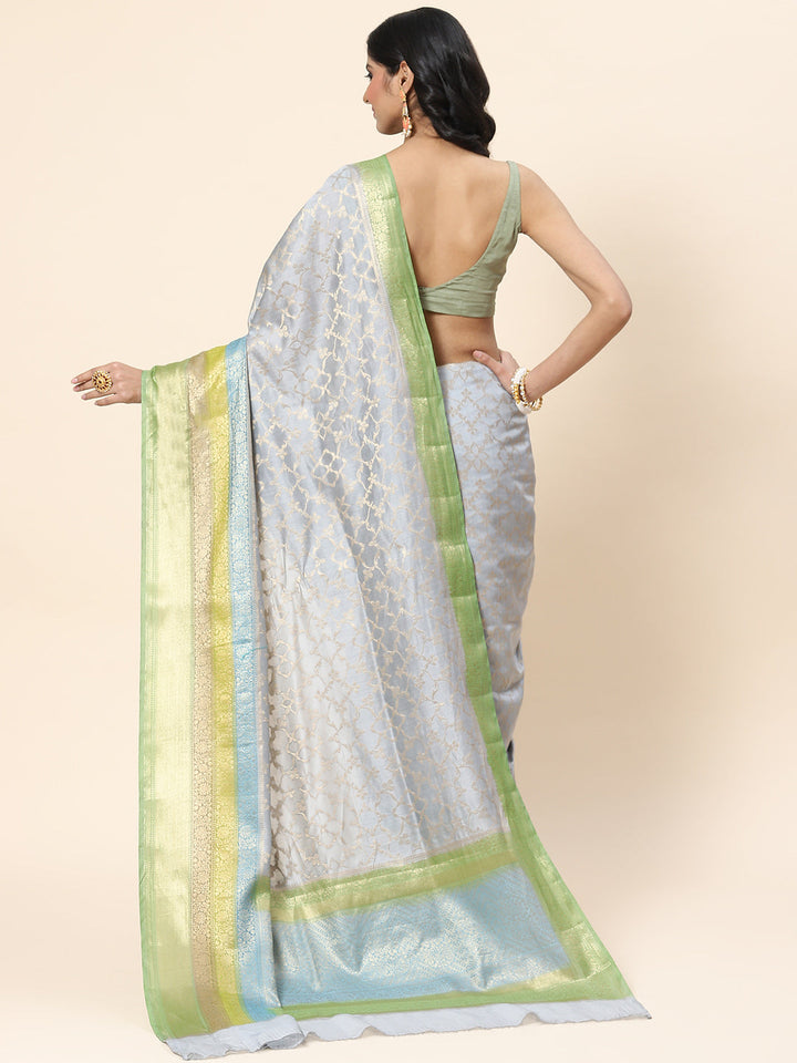 Zari Jaal Cotton Woven Saree
