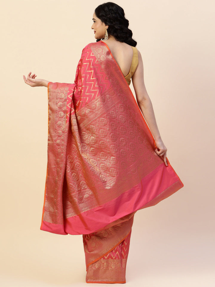 Zari Jaal Woven Banaras Saree