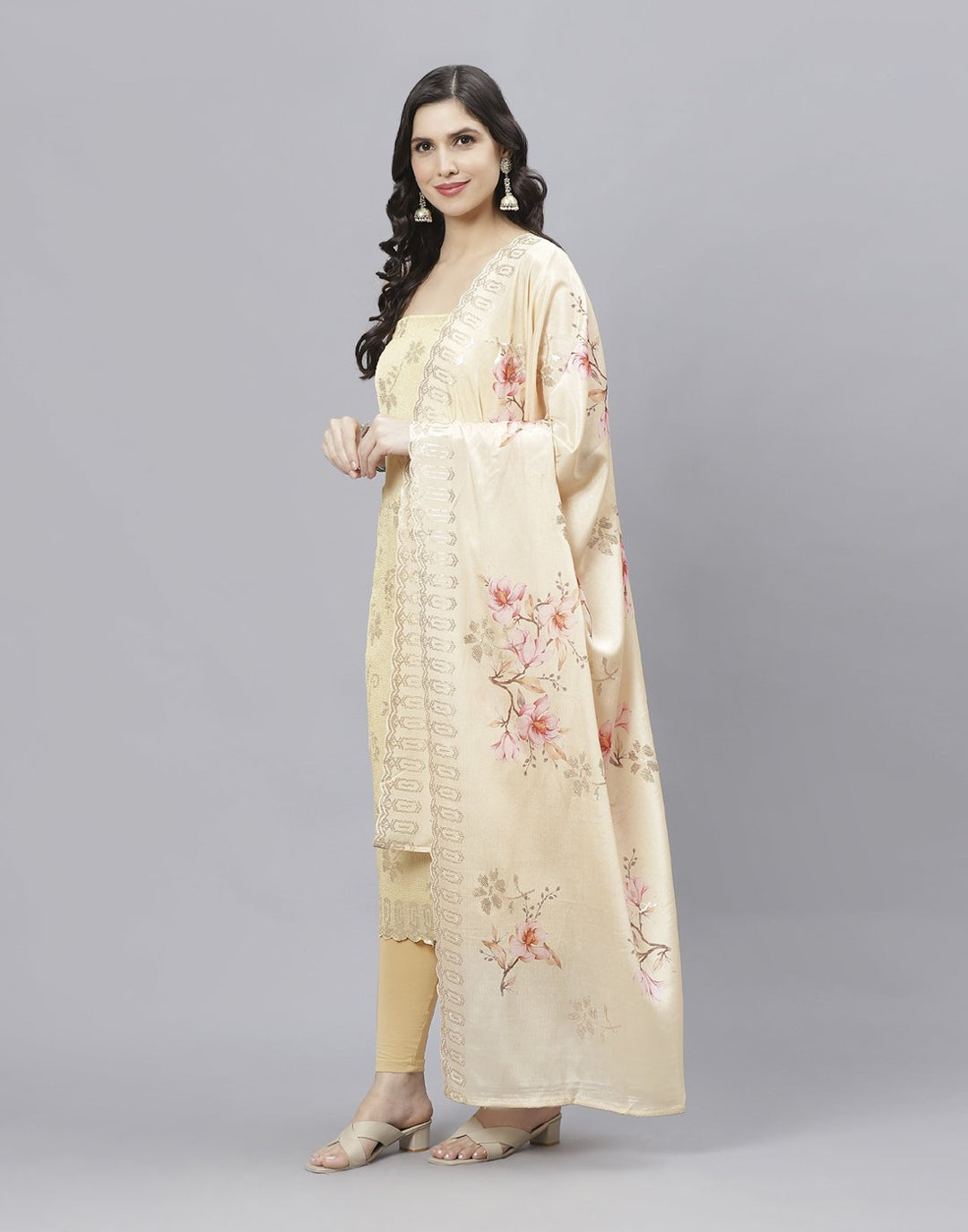 Embroidered Art Georgette Suit Piece