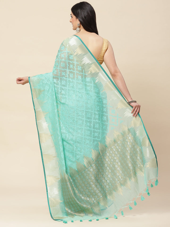 Resham Jaal  Woven Cotton Saree