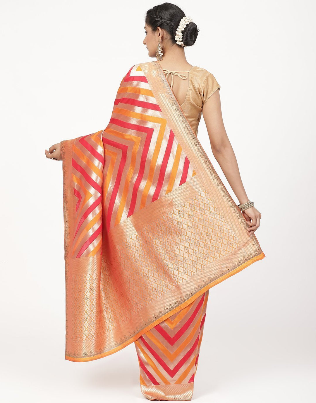 Banarasi Red Silk Saree