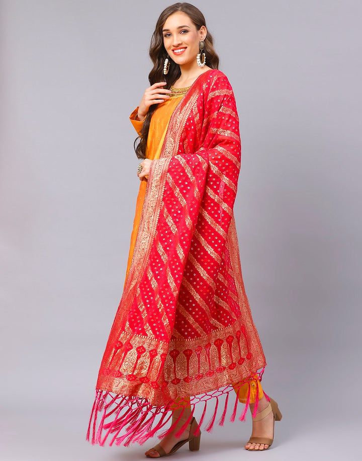 Mustard Rani Salwar Kameez Stitched Suit