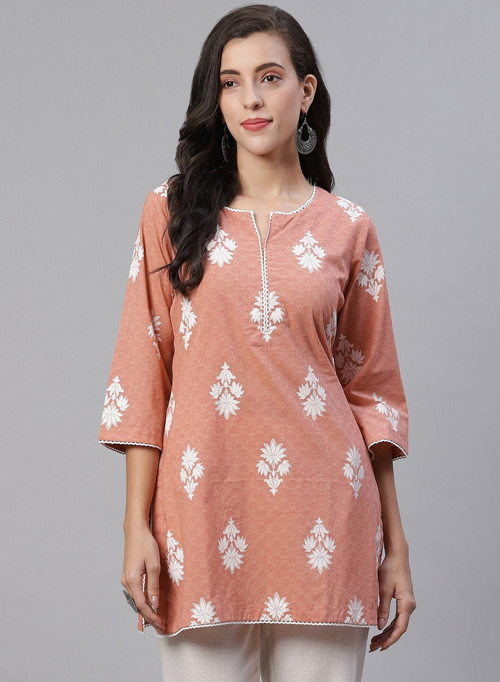 Cotton Printed Short Kurti