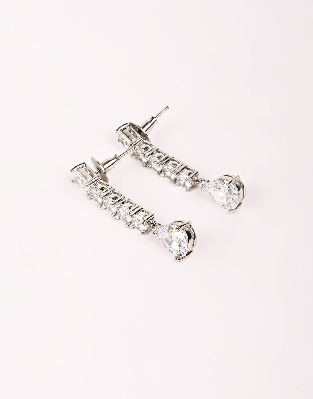 Gold Plated Earring embellished With Diamond Stone