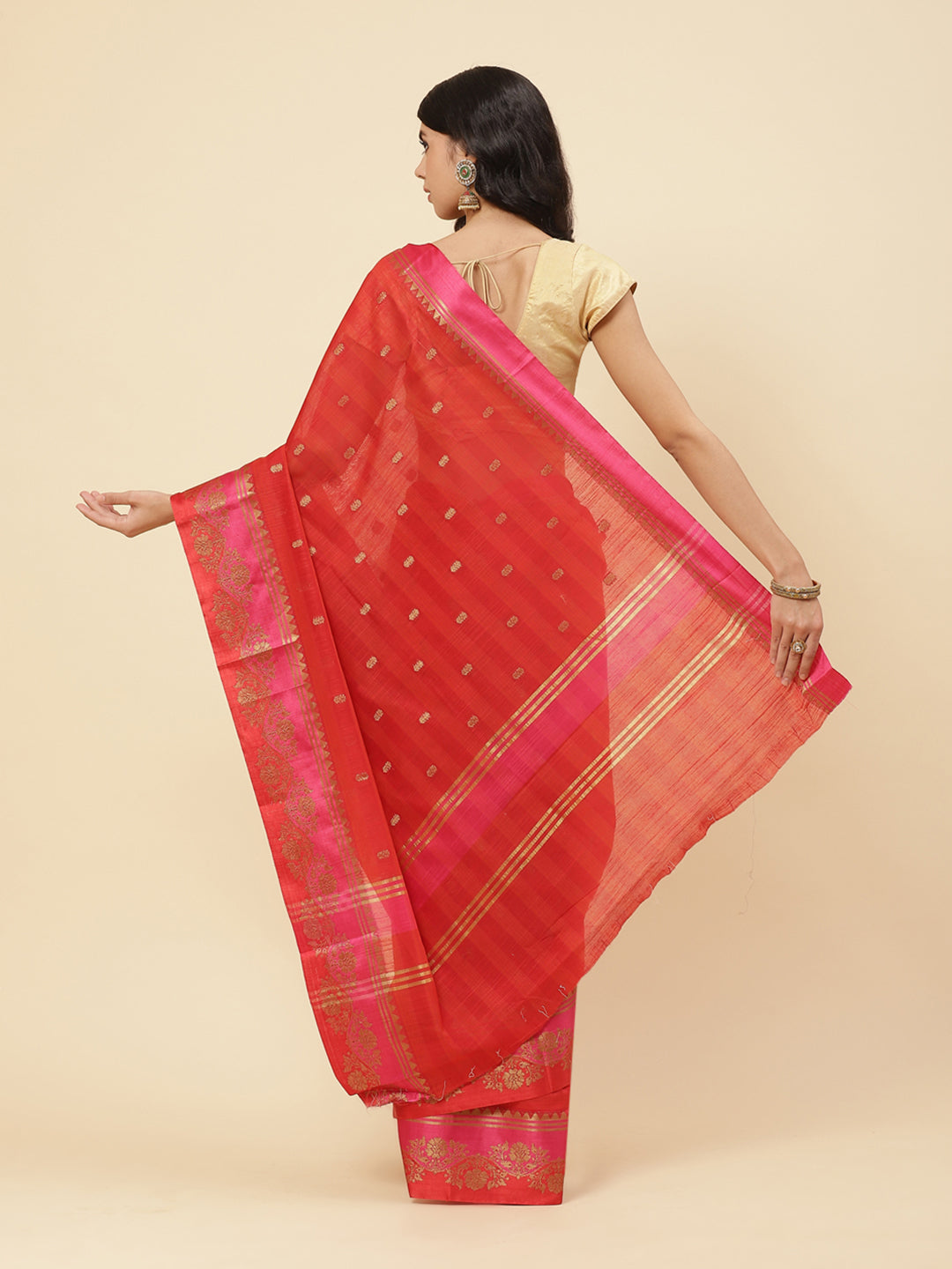 Cotton Wovn Saree