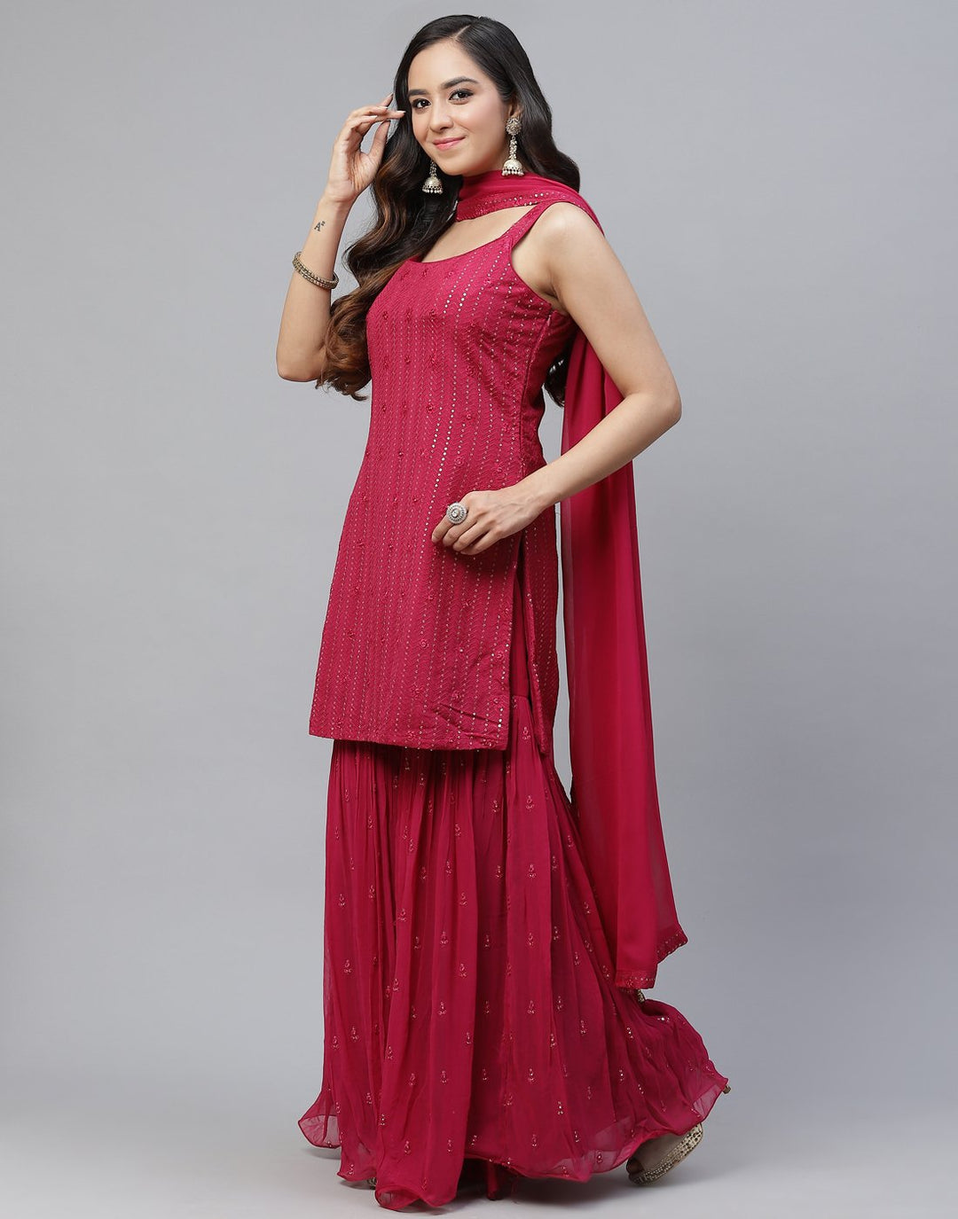 Stitched Georgette Salwar Kameez
