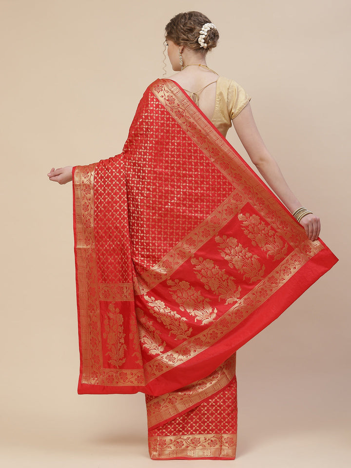 Zari Jaal Cotton Woven Saree