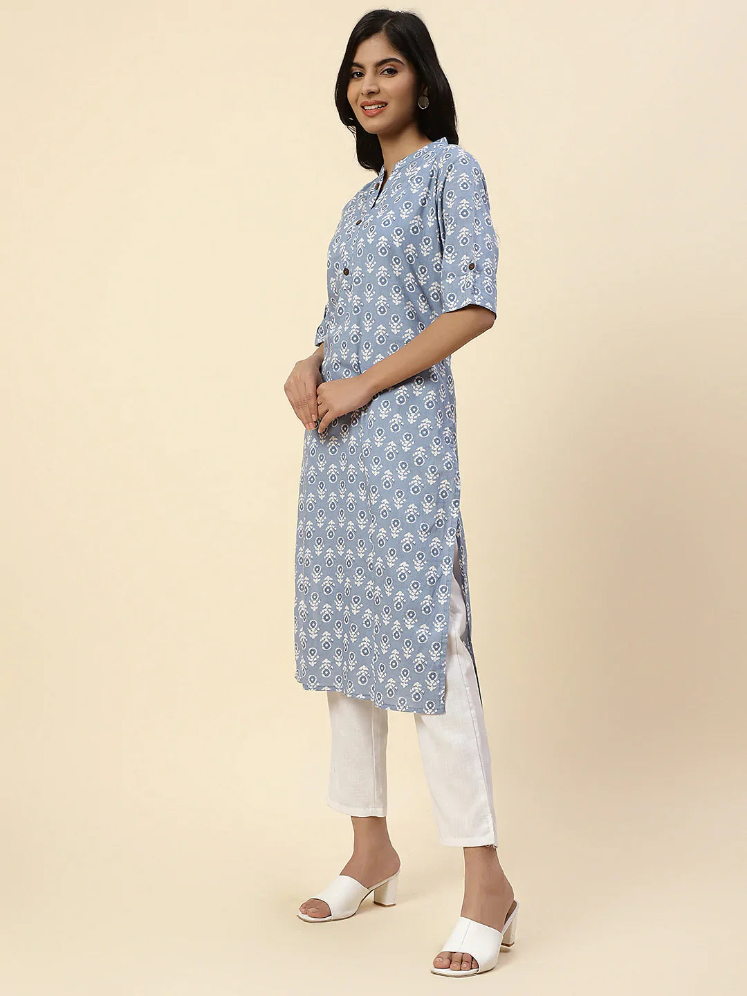 Printed Cotton Kurta
