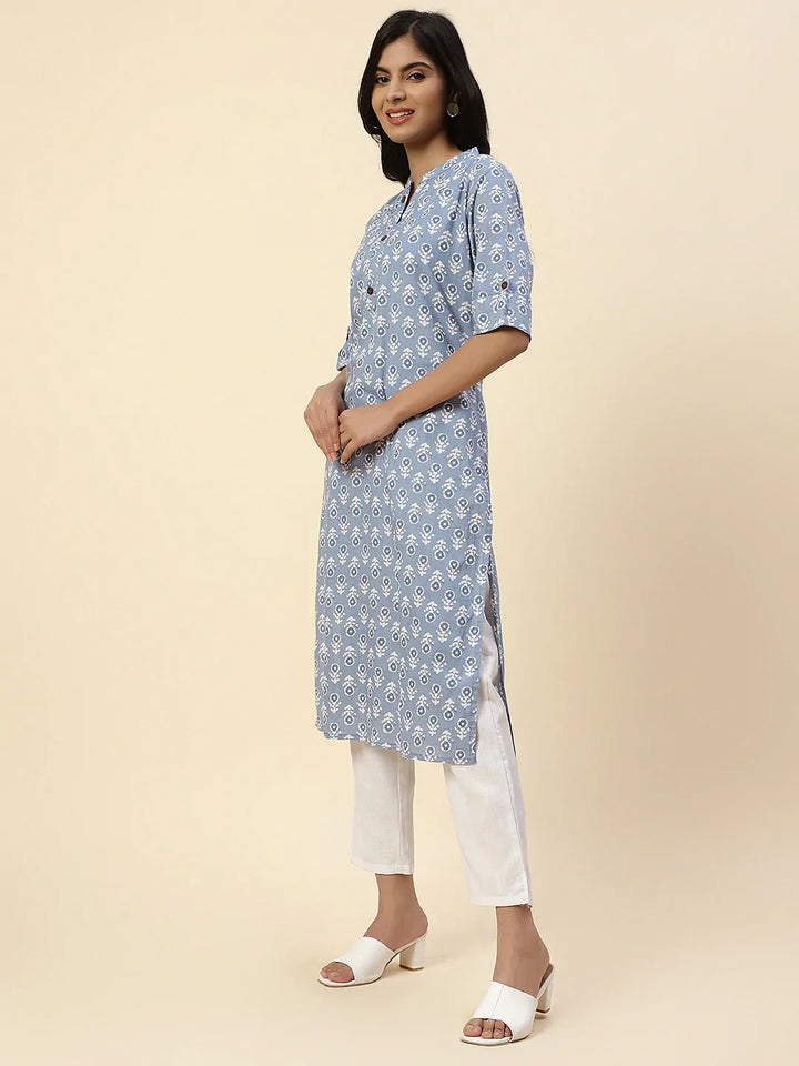 Printed Cotton Kurta