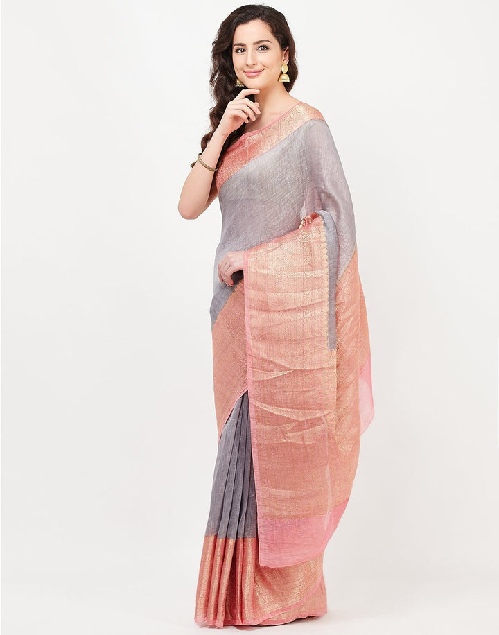 MBZ Meena Bazaar-Cotton Woven Saree