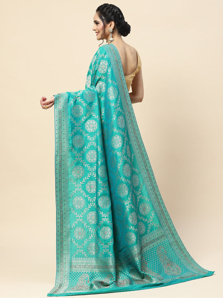 Stone Jaal Woven Banarasi Saree