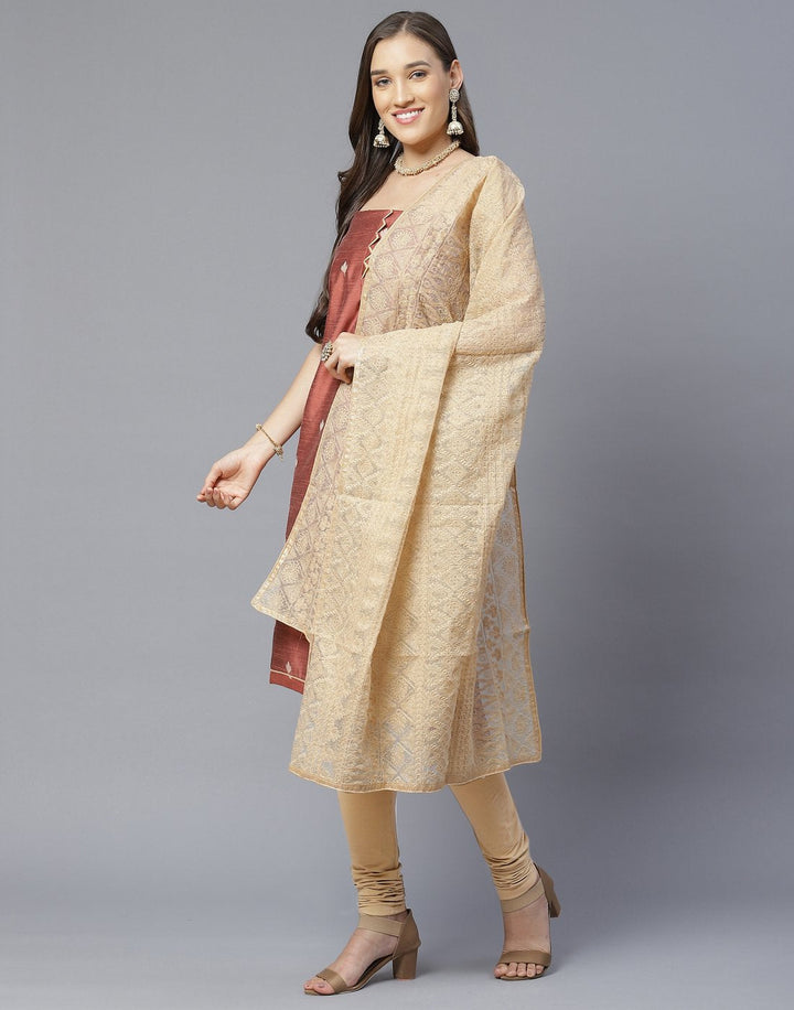 Chanderi Suit Set