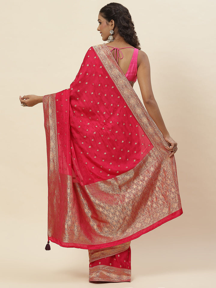 Woven Crepe Saree