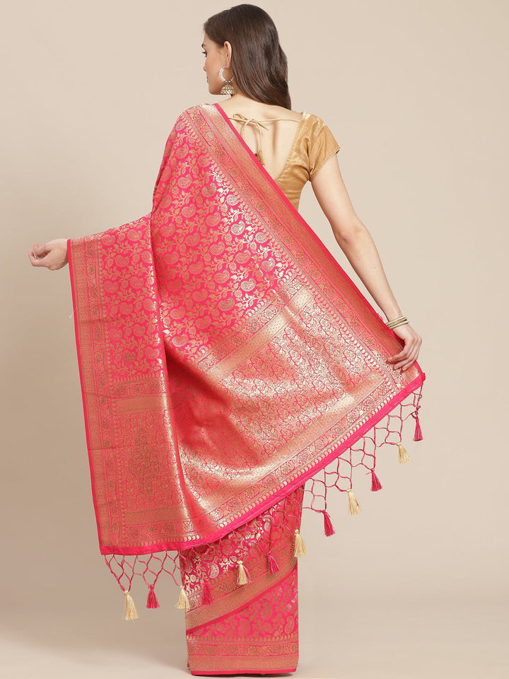 Stone Jaal Banarasi Saree