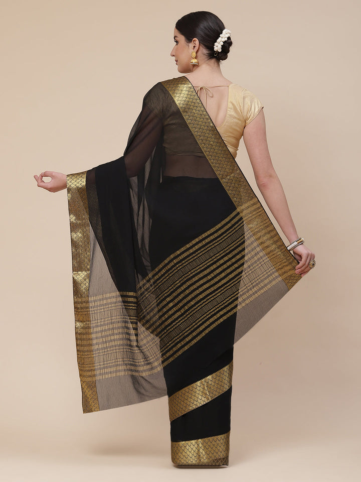 Chiffon Plain Saree
