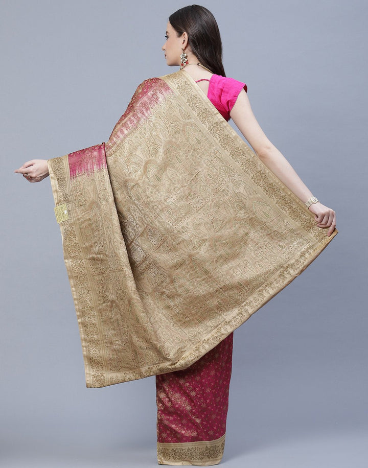 Woven Banarasi Tanchoi Saree