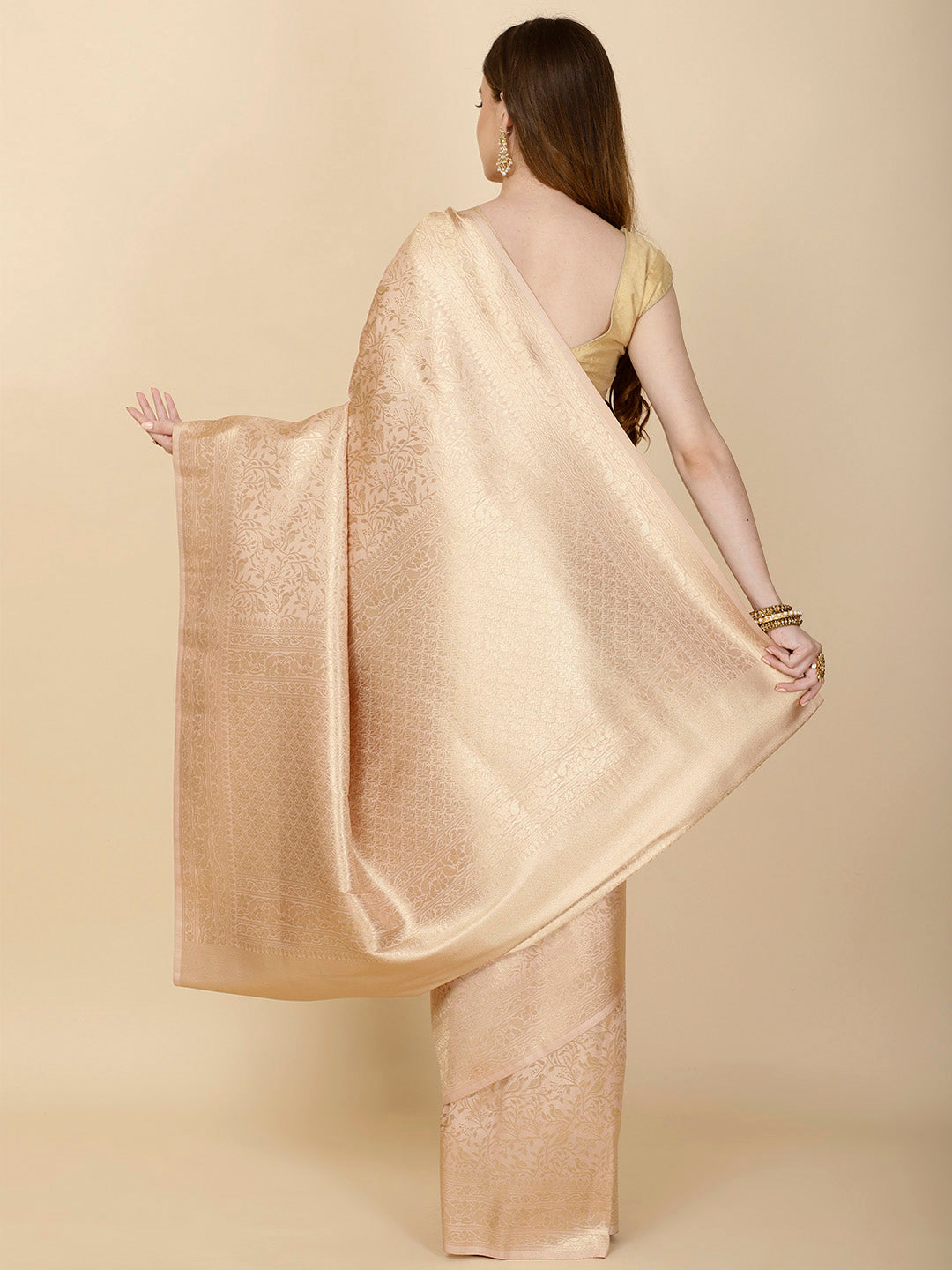 Ethnic Motifs Woven Handloom Saree