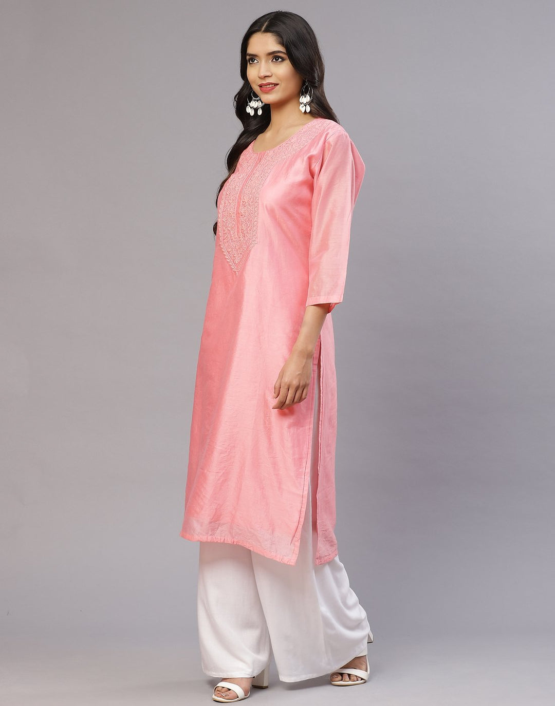 Cotton Chanderi Kurti