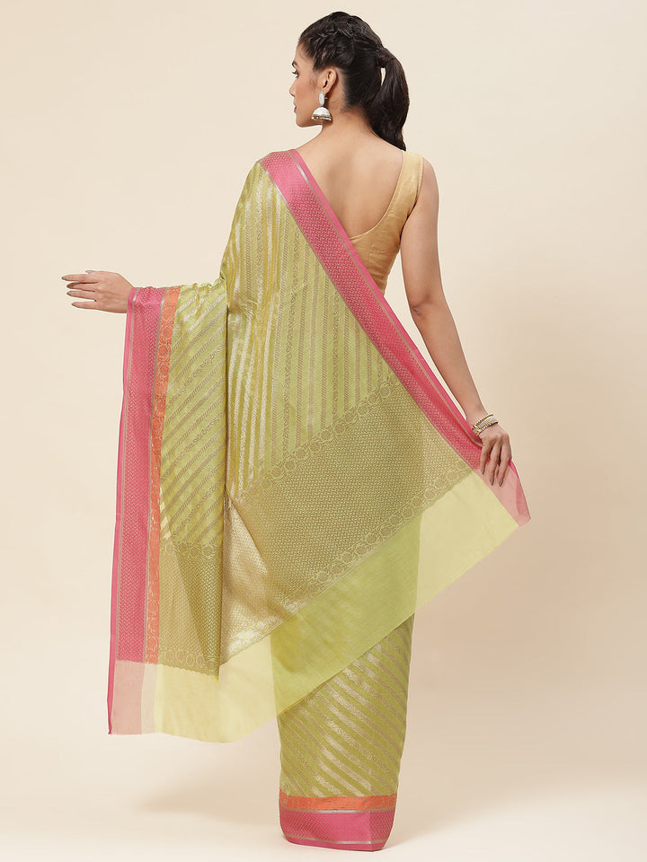 Zari Woven Cotton Saree