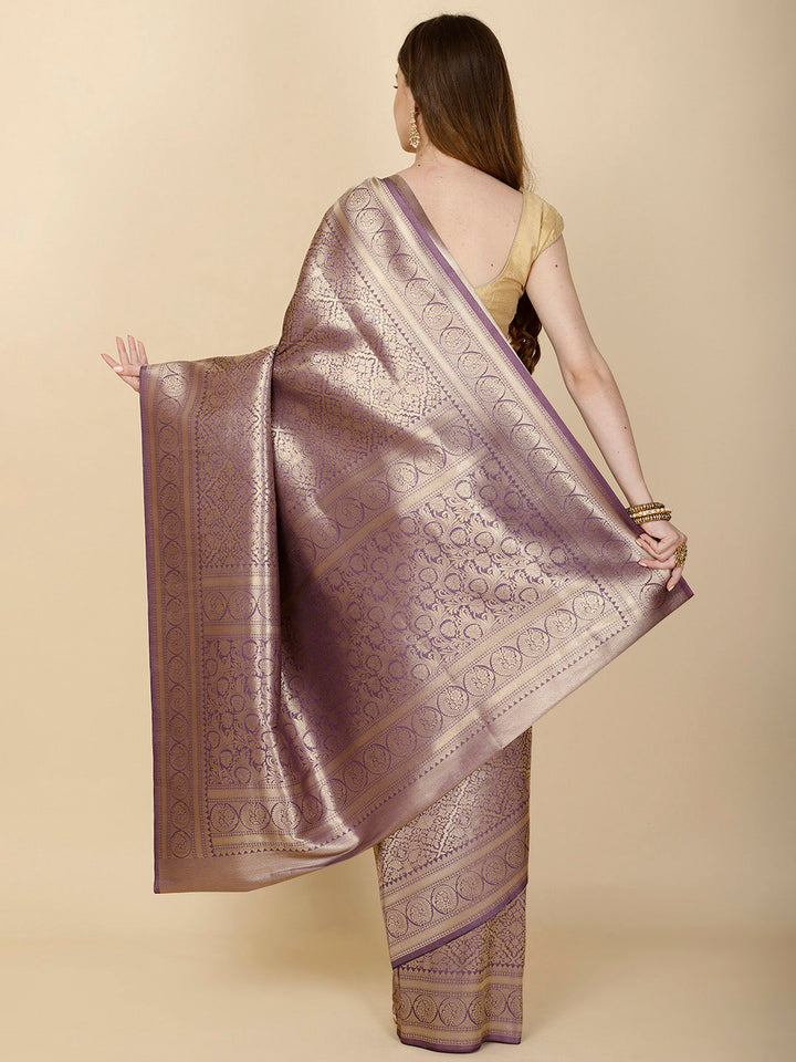 Ethnic Motifs Woven Handloom Saree