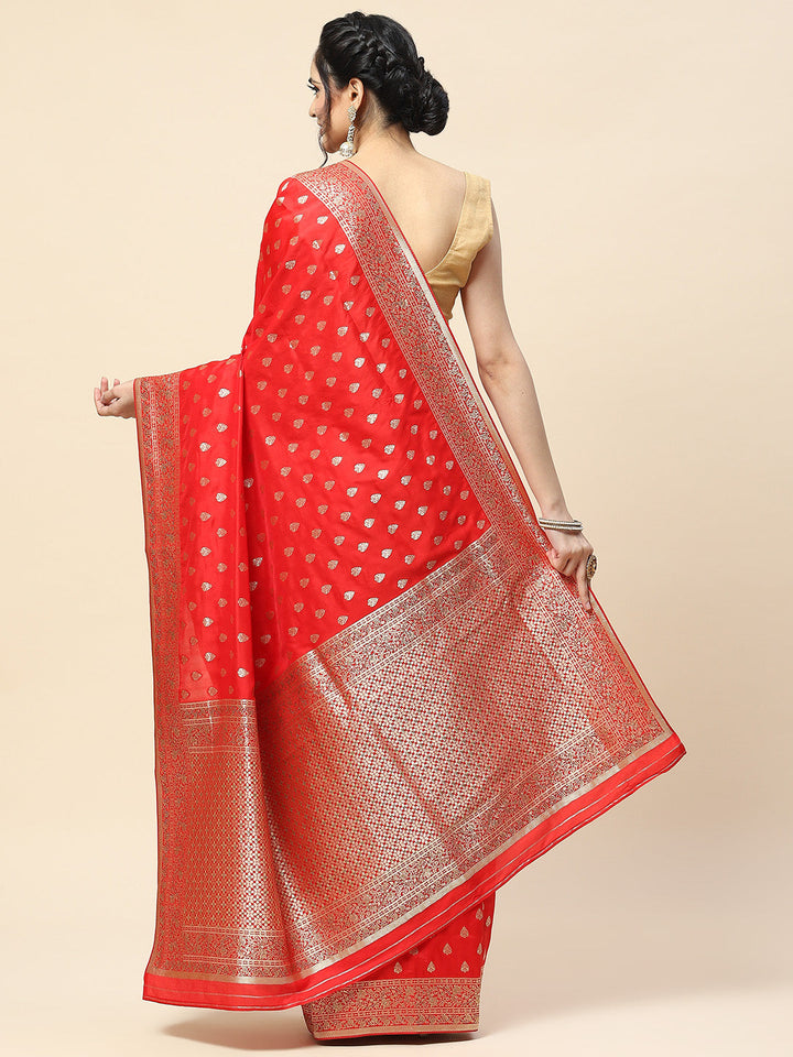Swarovski Embroidered Banarasi Handloom Saree